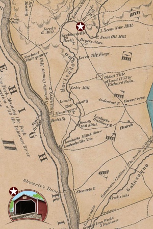 1851 Allen Township Map